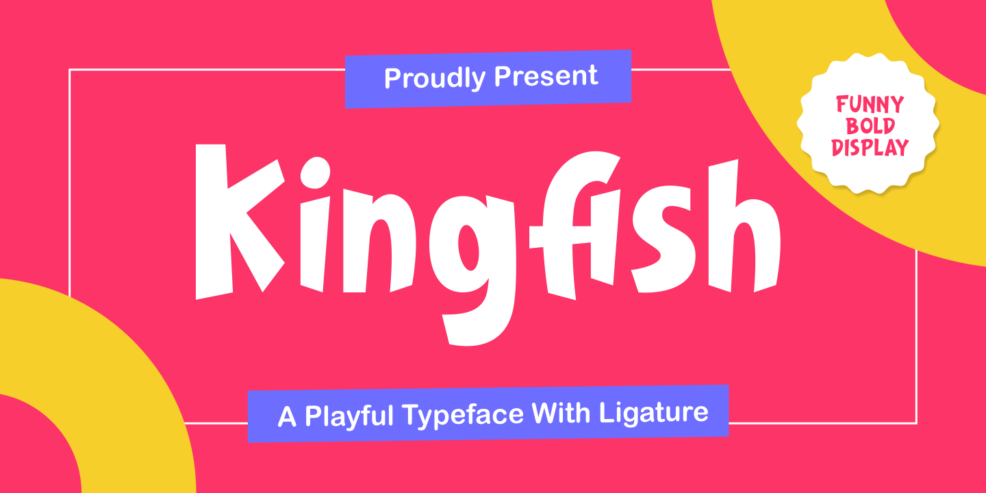 Kingfish Font preview